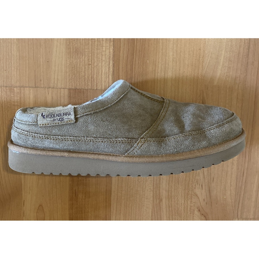 Koolaburra Tan Suede Slip-On Slippers